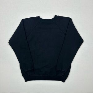 Vintage 1980s Hanes Black Crewneck